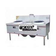 Bếp á 2 họng 1 bầu nước ZhenYu JY BAG-21