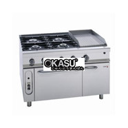 Bếp âu 4 họng có lò nướng Fagor CG9-51RC