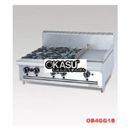 Bếp âu 4 họng có rán phẳng OB4GG1B