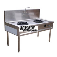 Bếp á đôi INOX việt nhật B215G