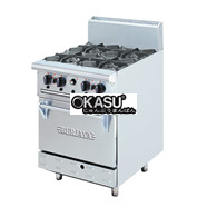 Bếp âu 4 họng có lò nướng DRO4L