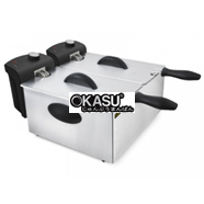 Bếp chiên nhúng dùng điện đôi Berjaya BJY-EDDF35-A