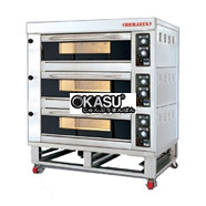 Lò nướng 3 tầng 6 khay dùng điện Berjaya BJY-3B6P-E