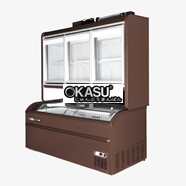Tủ đông trưng bày kem Okasu LEN-2100
