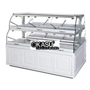 Tủ trưng bày bánh 2 mặt OKASU BX-1350C