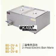 Bếp đun điện cách thủy 2 đầu Wailaan BS-2V