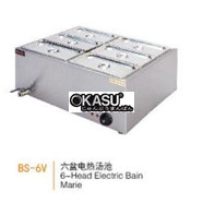 Bếp đun điện cách thủy 6 đầu BS-6V