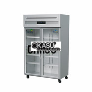 Tủ mát 2 cánh kính OKASU OKS-102F