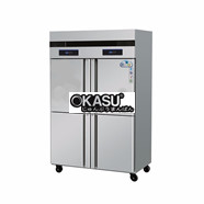 Tủ mát 4 cánh inox OKASU OKS-104A