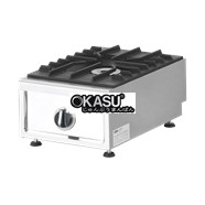 Bếp Âu 1 họng dùng gas để bàn Nayati NGOB1 4-60 AM 