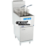 Bếp chiên nhúng dùng gar Pitco 45C+S