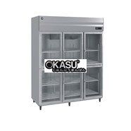 Tủ mát đứng 6 cánh kính sưởi Hoshizaki HR-188MA-SG