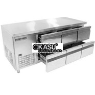 Bàn mát 6 ngăn Modelux MBRT-6W7-1800