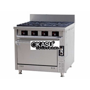 Bếp Âu  4 họng kèm lò nướng CFH-89A