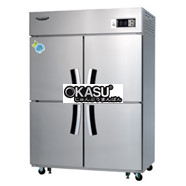 Tủ mát inox 4 cánh Lassele LD-1143R 