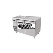 Bàn salad 2 cánh Lassele LSRT-2B-1200