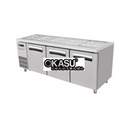 Bàn salad 3 cánh Lassele LSRT-3B-1800