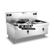 Bếp Á 2 họng OKASU ZC2-C5435A-W