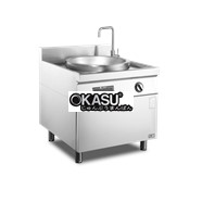 Bếp xào điện từ cỡ lớn có tủ OKASU ZC-C6015A9	