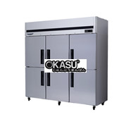 Tủ mát 6 cánh inox LASSELE LRT-72H