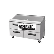 Bàn salad 4 ngăn Lassele LST60-D4