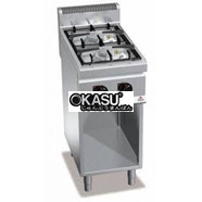 Bếp âu 2 họng đốt dùng Gar Bertos G7F2MPW