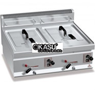 Bếp chiên nhúng đôi Bertos GL10+10B