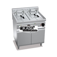 Bếp chiên nhúng có tủ dưới Bertos E7F10+8M