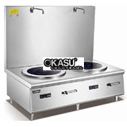 Bếp hầm thấp đôi điện từ Kainox EISP2B-WB