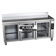 BÀN MÁT INOX ASBER 231 LÍT KÍNH GTP-6-169-30 R