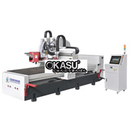 Máy phay cnc và khoan cắt YL-12242R + B
