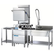 Máy rửa bát băng chuyền Nunu-1004