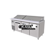 Bàn mát salad 3 cánh Lassele LHRT-3B-1800 1M8