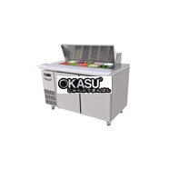 Bàn mát salad 2 cánh Lassele LHRT-2B-1200 1M2