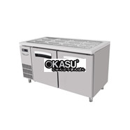 Bàn mát salad 2 cánh Lassele LSRT-2B-1200 1M2