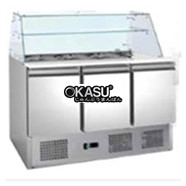 BÀN MÁT INOX SALAD 3 CÁNH FURNOTEL 370 LÍT FRSWB-1307D