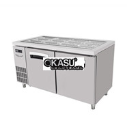 Bàn mát salad 2 cánh Lassele LSRT-2B-1500 1M5