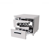 Bàn mát 2 ngăn kéo Lassele LNRT-1B-90-V 0.9M