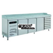 BÀN MÁT INOX PIZZA ASBER 291 LÍT GTP-8-250-37 LLR