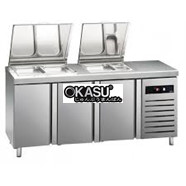BÀN MÁT INOX PIZZA ASBER 428 LÍT GTS-180 LLR