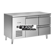 Bàn mát inox 4 ngăn kéo Klaus KDC-1.1-2N