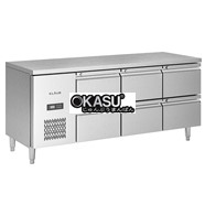 Bàn mát inox 6 ngăn kéo Klaus KDC-1.1-3N