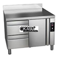 BÀN MÁT INOX NGĂN KÉO ASBER 128 LÍT GTP-7-102-12 R 