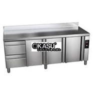 BÀN MÁT INOX NGĂN KÉO ASBER 270 LÍT GTP-7-192-32 R