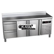 BÀN MÁT INOX NGĂN KÉO ASBER 221 LÍT GTP-6-200-22