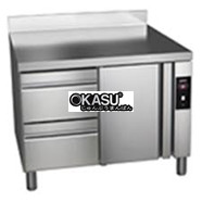 BÀN MÁT INOX NGĂN KÉO ASBER 268 LÍT GTP-6-117-12 R 