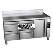 BÀN MÁT INOX NGĂN KÉO ASBER 416 LÍT GTP-6-169-14 R 