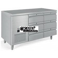 BÀN MÁT INOX 6 NGĂN KÉO KLAUS 273 LÍT KDC-1.1-2W