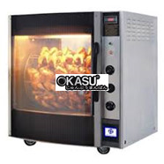 LÒ NƯỚNG CÔNG NGHIỆP BẰNG GAS 1 TẦNG CỬA KÍNH LQ-1TK-GAS 