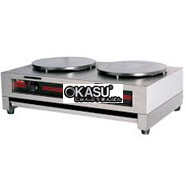 LÒ NƯỚNG CÔNG NGHIỆP BÁNH 2 ĐĨA TRÒN GAS WAILAAN WDE-2 